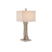Currey and Company - 6000-0919 - One Light Table Lamp - Driftwood Collection - Whitewashed Driftwood