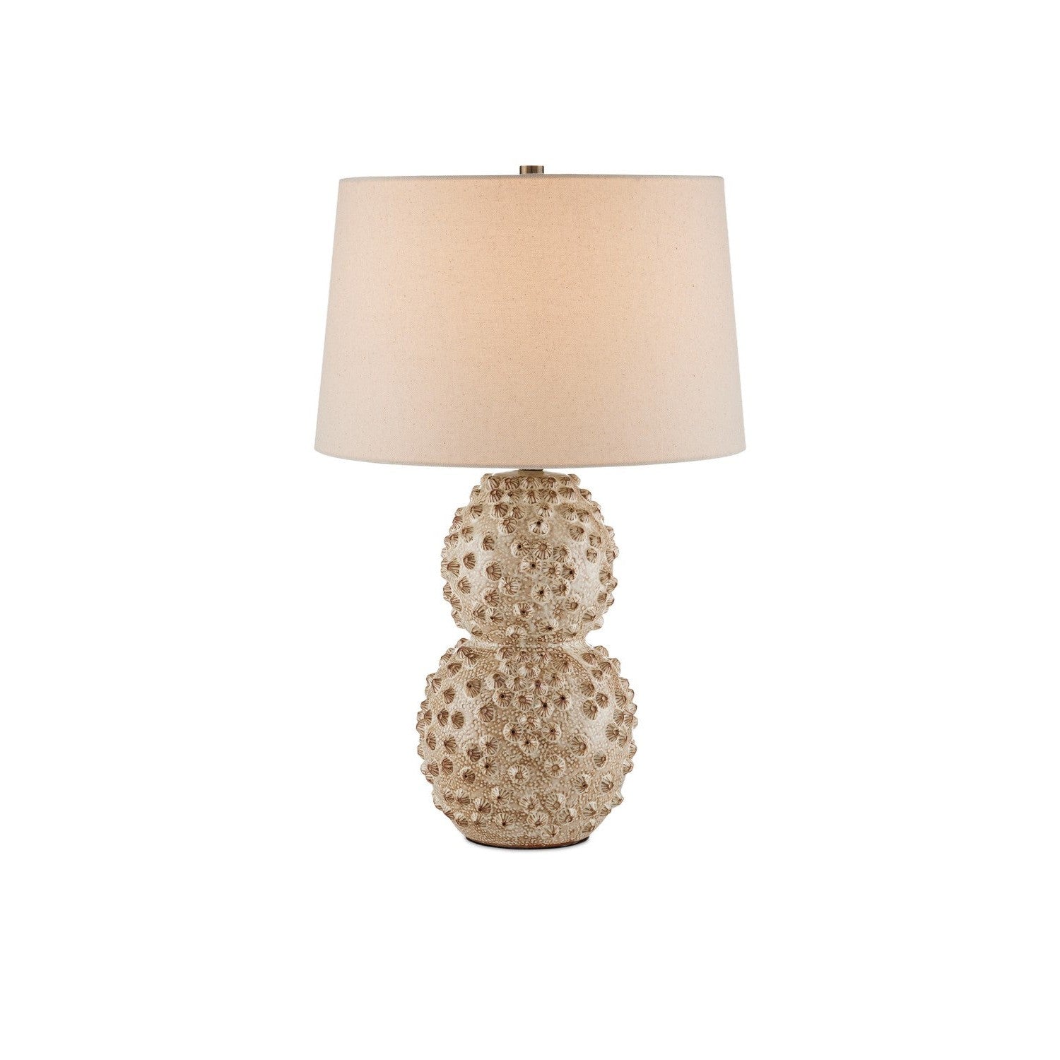 Currey and Company - 6000-0921 - One Light Table Lamp - Barnacle Collection - Ivory/Brown