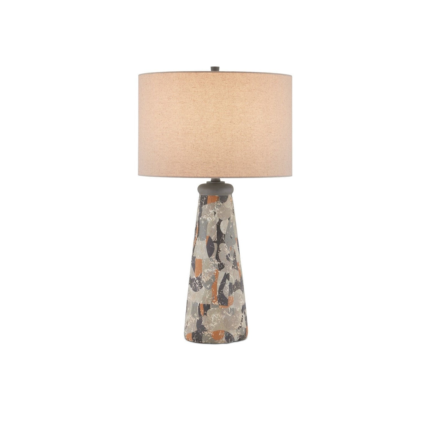 Currey and Company - 6000-0923 - One Light Table Lamp - Oldwalls Table Lamp - Charcoal Gray/Matte Black/Brown