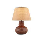 Currey and Company - 6000-0942 - One Light Table Lamp - Atamo Table Lamp - Dark Brown/Rustic Black