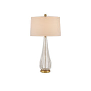 Currey and Company - 6000-0946 - One Light Table Lamp - Zyphyrine Table Lamp - Clear/Gold/Antique Brass