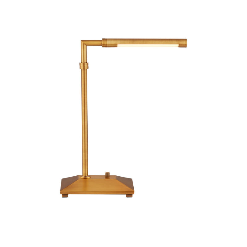 Currey and Company - 6000-0947 - One Light Desk Lamp - Autrand Collection - Antique Brass