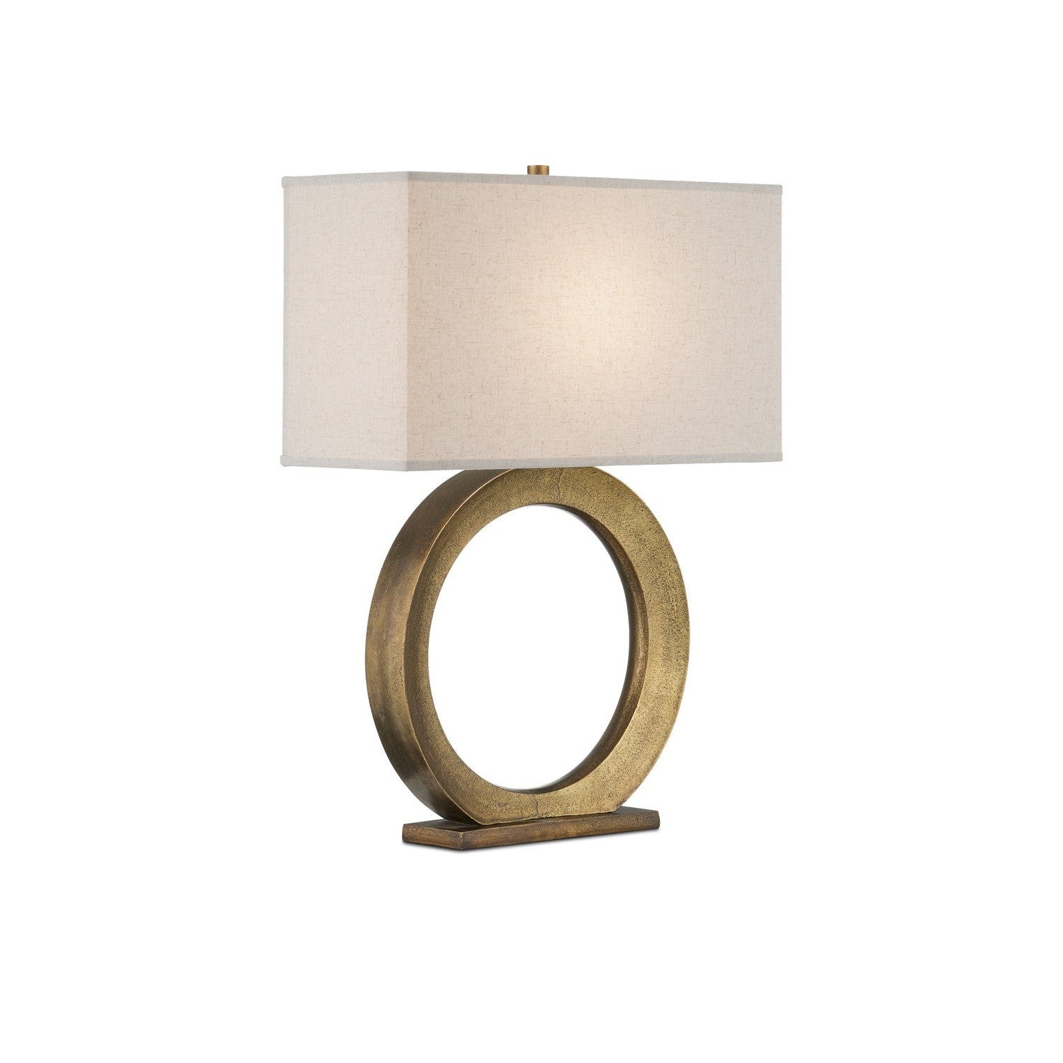 Currey and Company - 6000-0956 - One Light Table Lamp - Cercle Table Lamp - Dark Antique Brass
