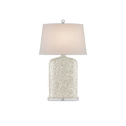Currey and Company - 6000-0964 - One Light Table Lamp - Gerri Collection - White/Clear