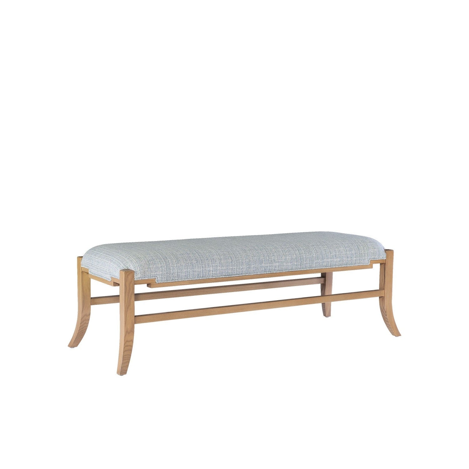 Currey and Company - 7000-1002 - Bench - Melanie Collection - Blonde Ash Wood