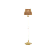 Currey and Company - 8000-0141 - One Light Floor Lamp - Deauville Collection - Polished Brass/Natural