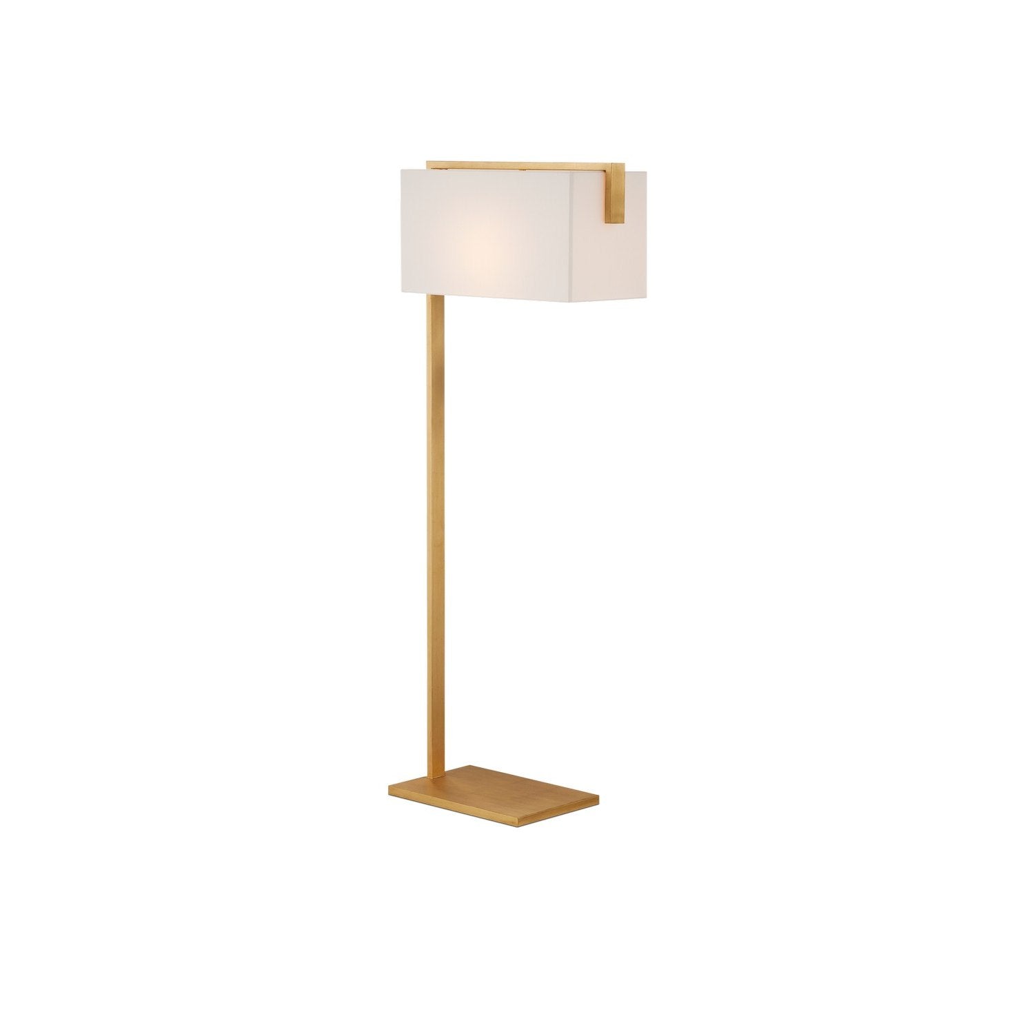 Currey and Company - 8000-0143 - One Light Floor Lamp - Gambit Collection - Contemporary Gold Leaf
