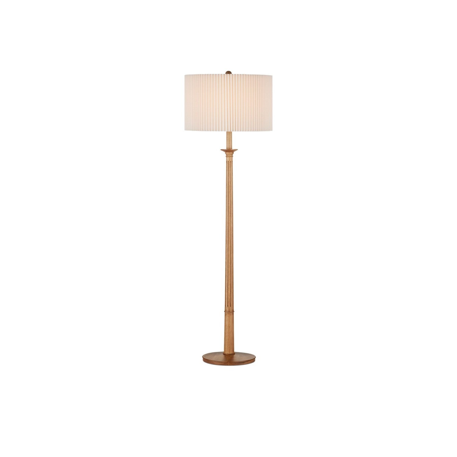 Currey and Company - 8000-0147 - One Light Floor Lamp - Mitford Floor Lamp - Natural