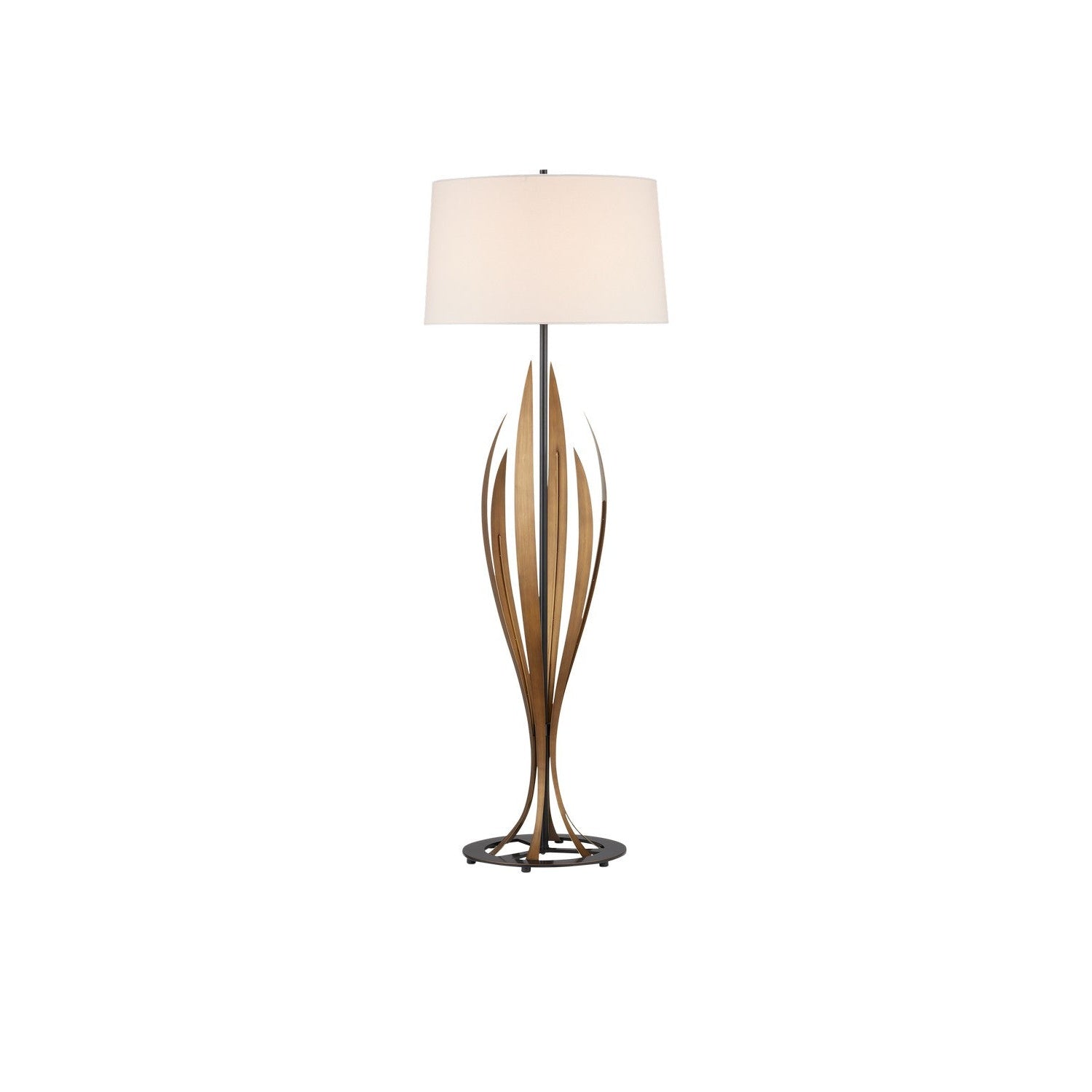 Currey and Company - 8000-0148 - One Light Floor Lamp - Neilos Floor Lamp - Antique Brass/Oil Rubbed Bronze