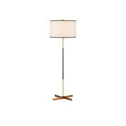 Currey and Company - 8000-0149 - One Light Floor Lamp - Willoughby Floor Lamp - Brass/Oil Rubbed Bronze