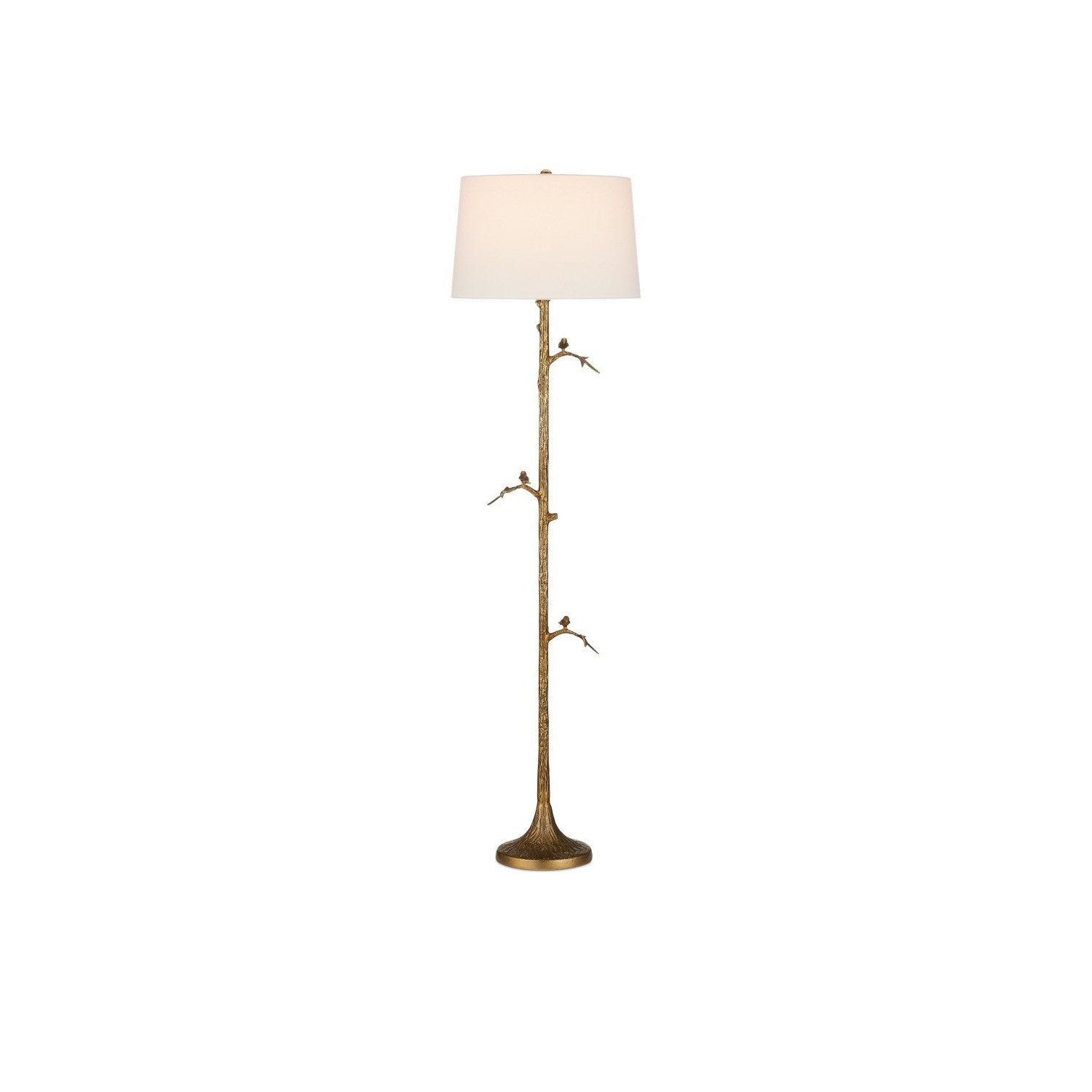 Currey and Company - 8000-0150 - One Light Floor Lamp - Piaf Collection - Antique Brass