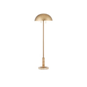 Currey and Company - 8000-0151 - Two Light Floor Lamp - Miles Collection - Brass/Natural