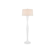 Currey and Company - 8000-0153 - One Light Floor Lamp - Monica Floor Lamp - White