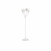 Currey and Company - 8000-0160 - Six Light Floor Lamp - Snowflower Collection - Gesso White