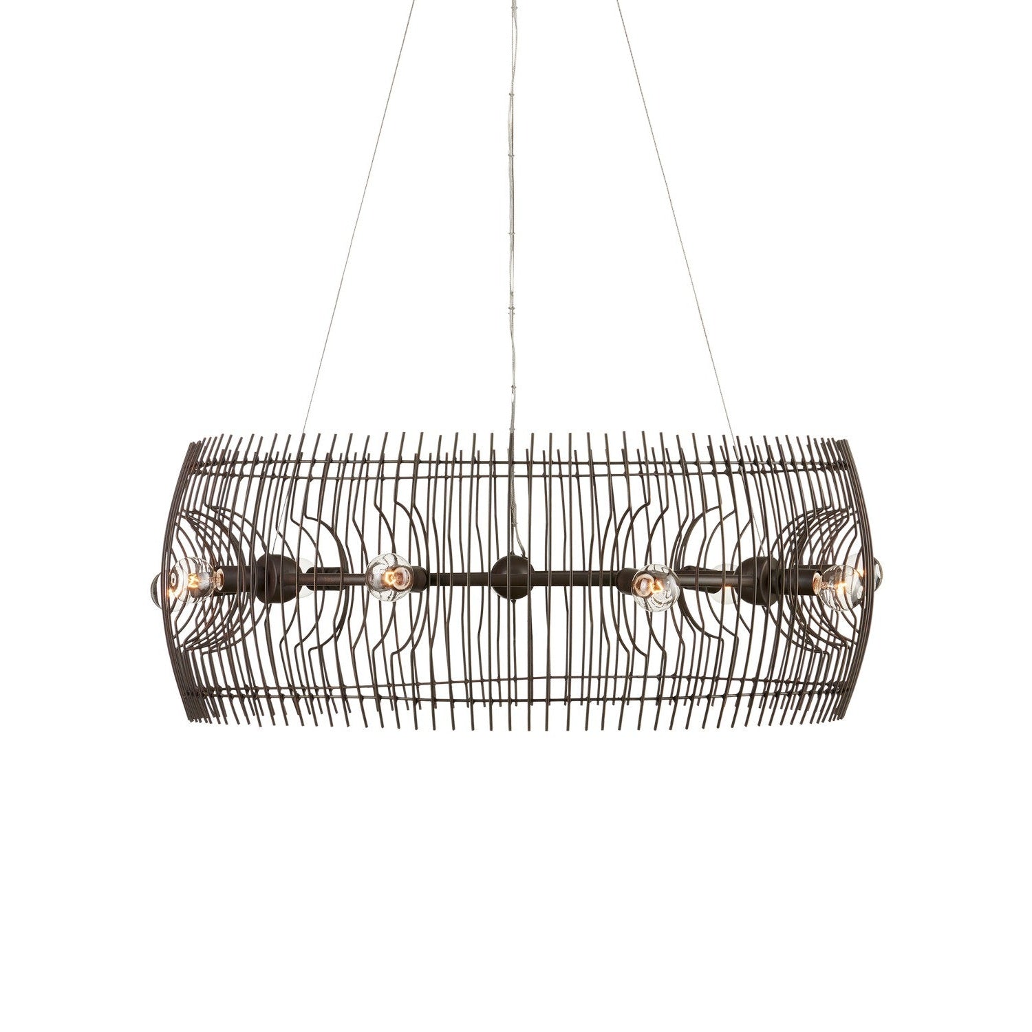 Currey and Company - 9000-1105 - Nine Light Chandelier - Endicott Chandelier - Bronze Gold