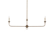 Currey and Company - 9000-1128 - Two Light Chandelier - Nottaway Collection - Pyrite Bronze