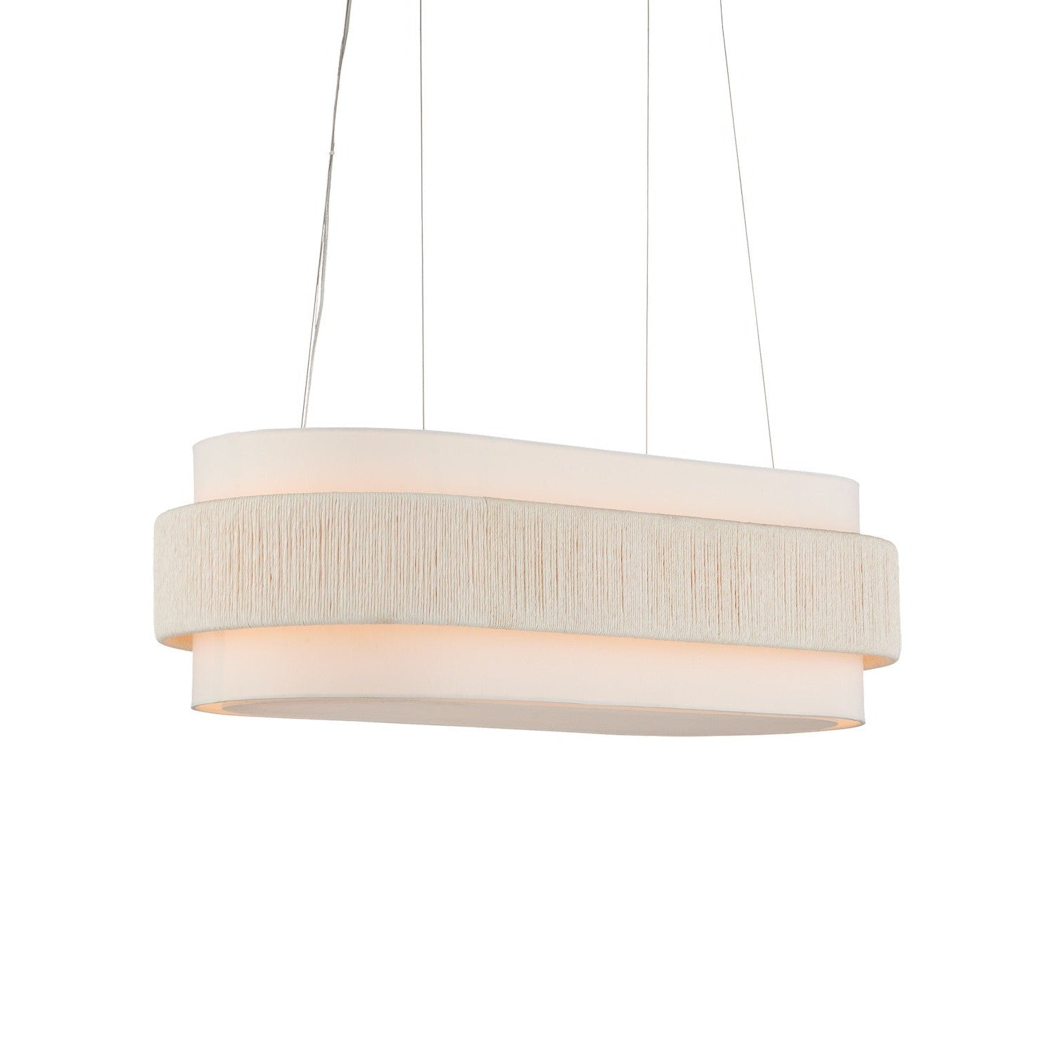 Currey and Company - 9000-1135 - Five Light Chandelier - Monreale Collection - White/Sugar White