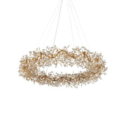 Currey and Company - 9000-1136 - 24 Light Chandelier - Crystal Bud Collection - Clear/Brass