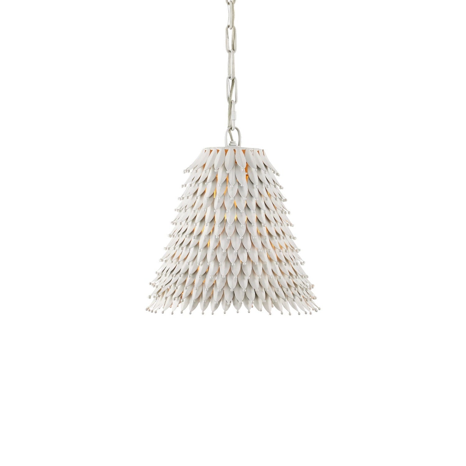 Currey and Company - 9000-1162 - One Light Pendant - Overlay Collection - White