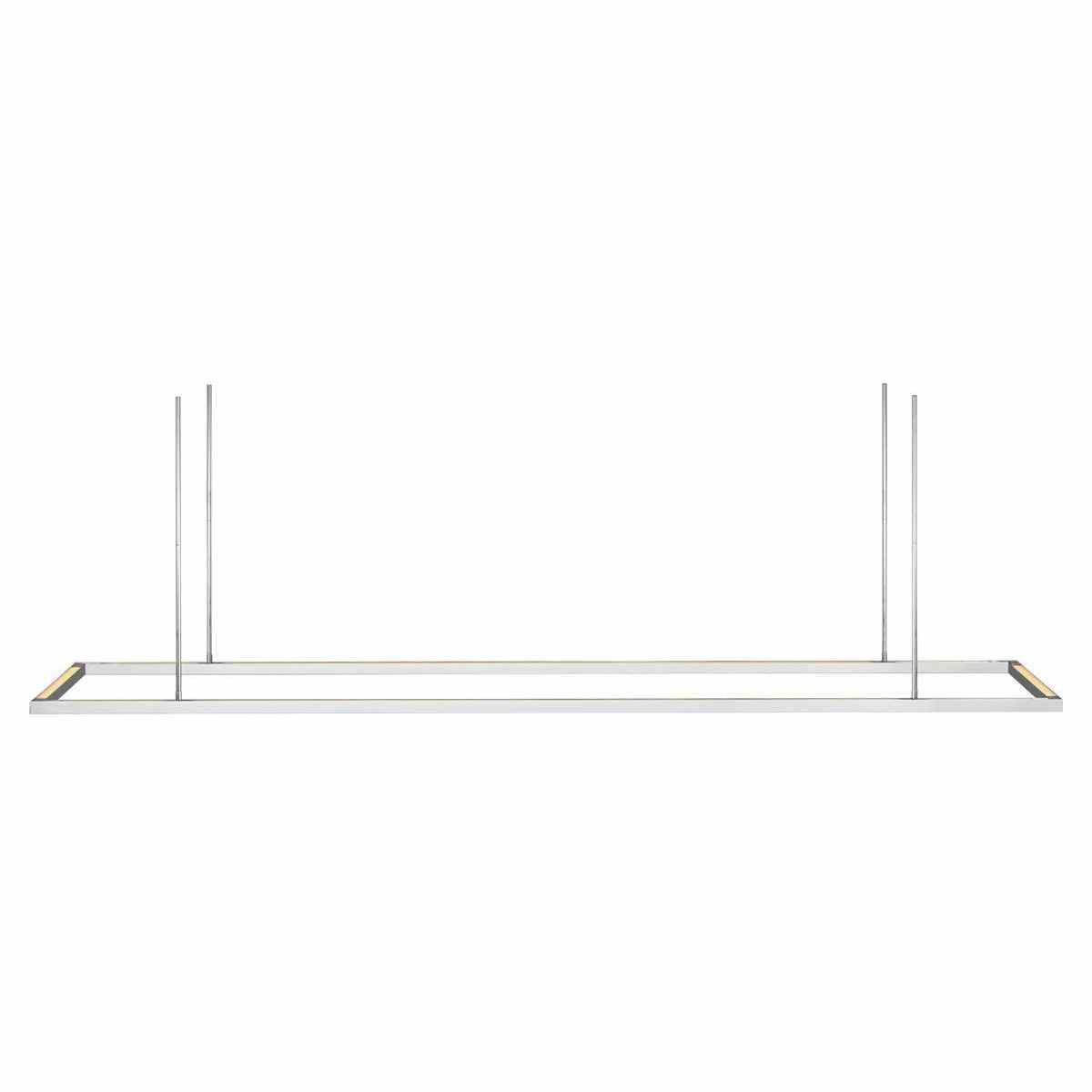 Visual Comfort Modern - 700LSSTG84PSS-LED927-277 - LED Linear Suspension - Stagger - Polished Stainless Steel
