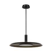 Visual Comfort Modern - AKPD17027BZ/DB - LED Pendant - Saucer - Dark Bronze/Darkened Brass