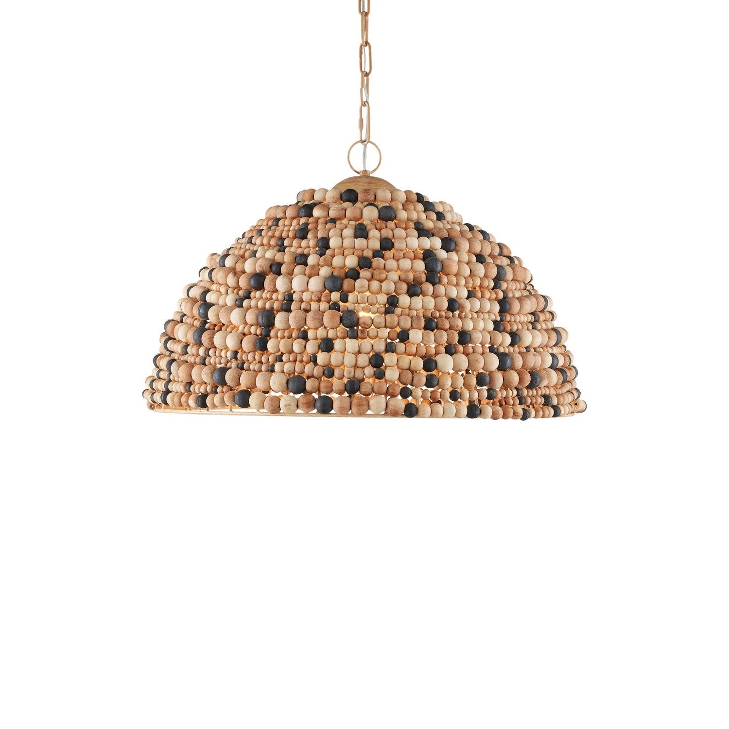 Currey and Company - 9000-1167 - One Light Pendant - Medley Pendant - Natural/Tan/Black/Coco Cream