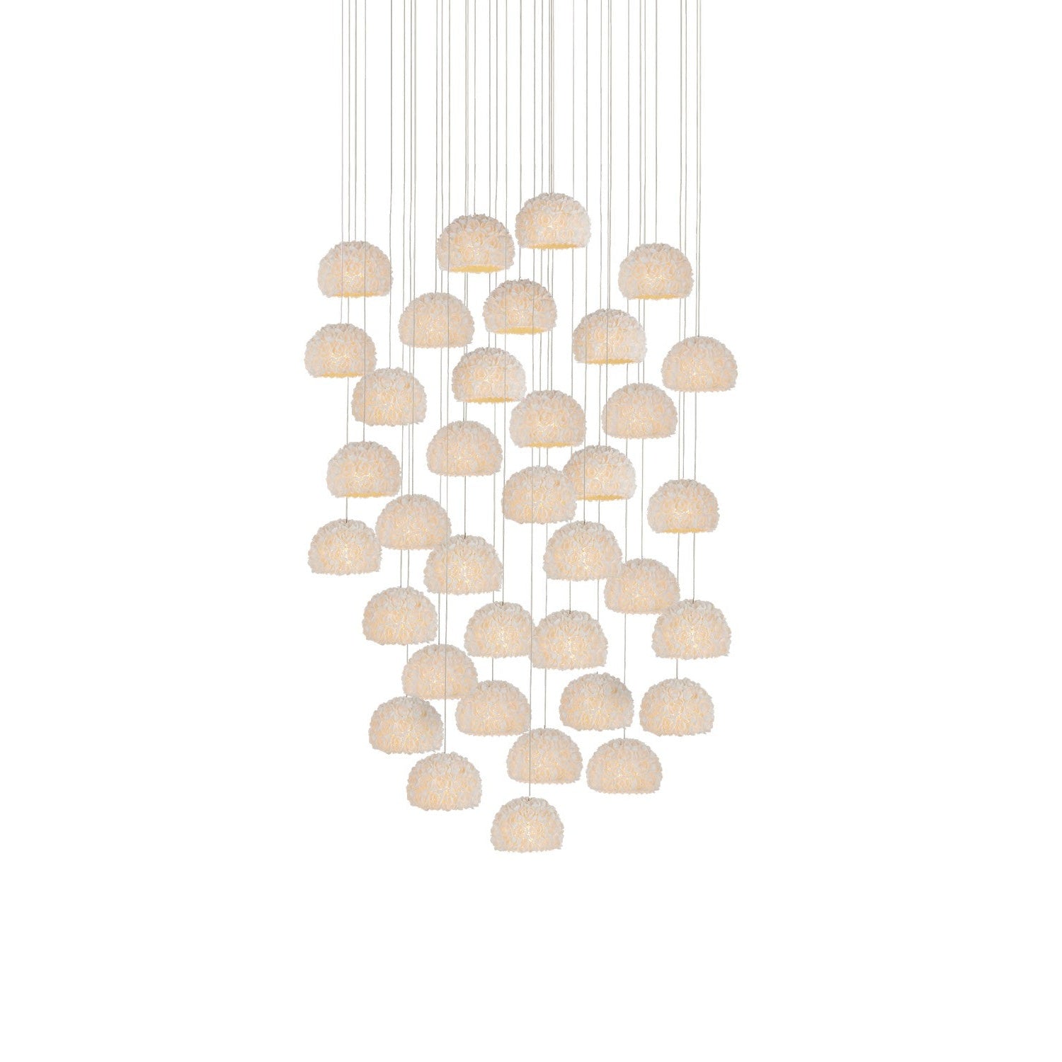 Currey and Company - 9000-1183 - 36 Light Pendant - Virtu Collection - Natural