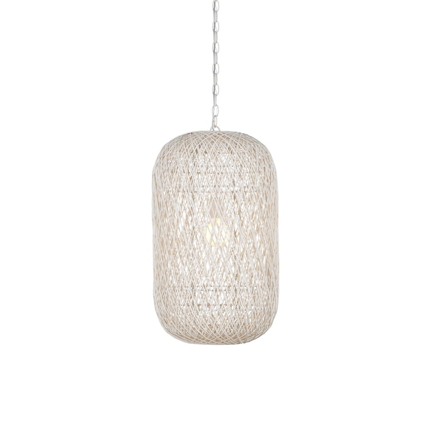 Currey and Company - 9000-1211 - One Light Pendant - Cocoon Collection - Cream/Vanilla