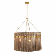 Arteriors - DMC24 - Four Light Chandelier - Dutchess - Gold and Gray/Antique Brass