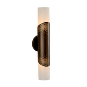 Arteriors - DWC38 - Two Light Wall Sconce - Exelsior - Matte Swirl/English Bronze
