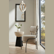 Arteriors - FRI18 - Chair - Enid - Oatmeal/Natural Iron