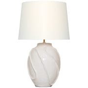 Visual Comfort Signature - ARN 3684GWC-L - LED Table Lamp - Idalia - Glossy White Crackle