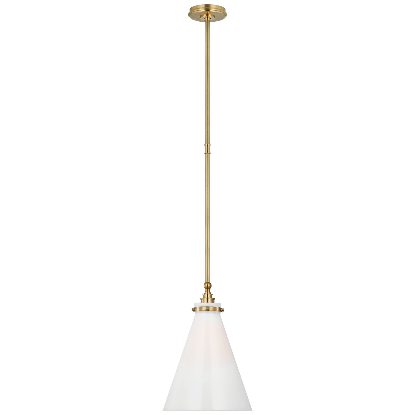 Visual Comfort Signature - CHC 5530AB-WG - LED Pendant - Parkington - Antique-Burnished Brass