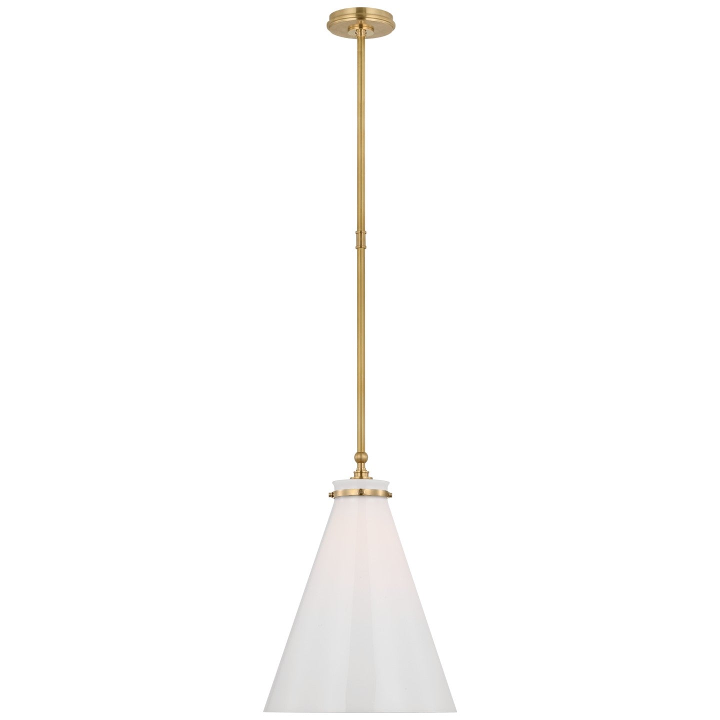 Visual Comfort Signature - CHC 5532AB-WG - LED Pendant - Parkington - Antique-Burnished Brass