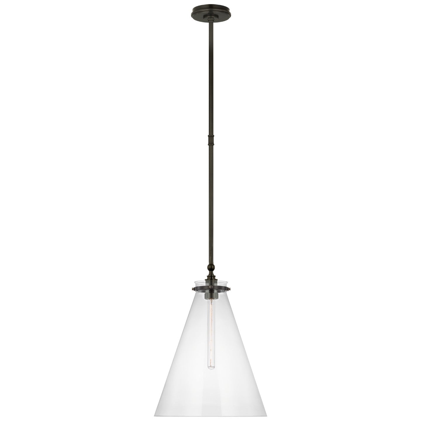 Visual Comfort Signature - CHC 5532BZ-CG - LED Pendant - Parkington - Bronze
