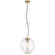 Visual Comfort Signature - RB 5097AB-CG - LED Lantern - Taro - Antique Burnished Brass
