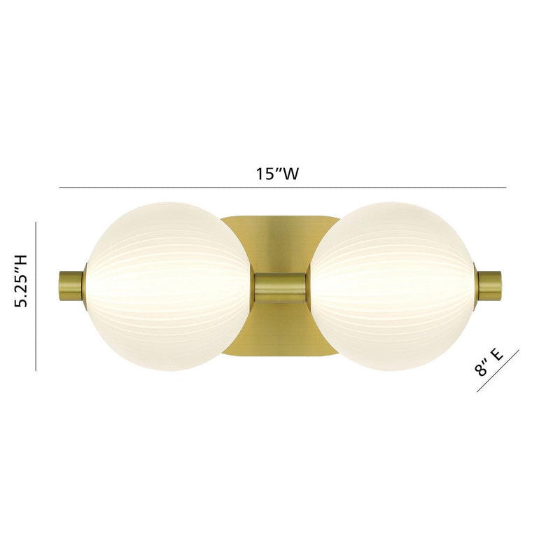 Eurofase - 47192-010 - LED Vanity - Palmas - Gold