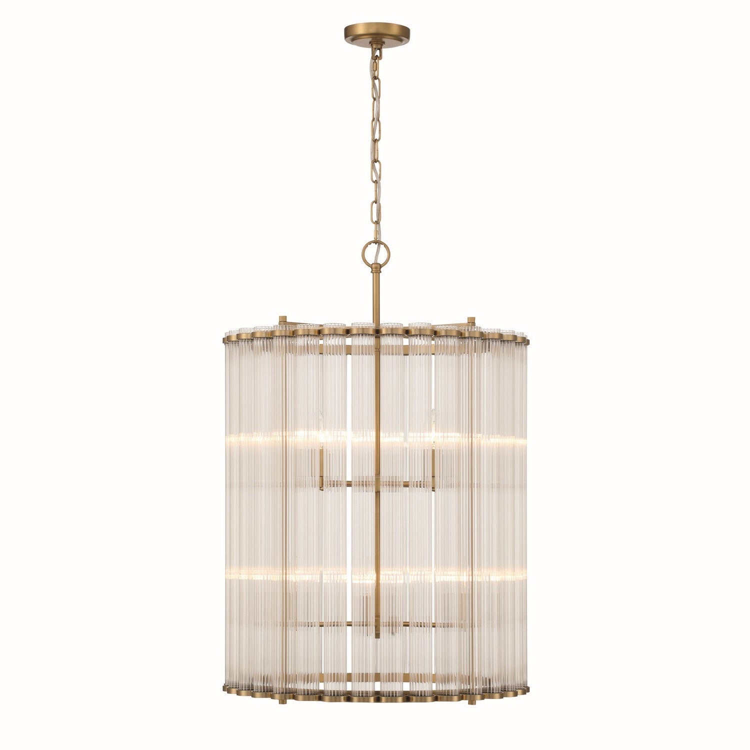 Eurofase - 47238-015 - Eight Light Pendant - Glasbury - Gold