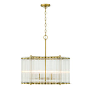Eurofase - 47239-012 - Six Light Pendant - Glasbury - Gold