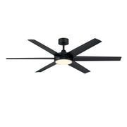 Fanimation - FPD6605BL - 64"Ceiling Fan - Brawn - Black