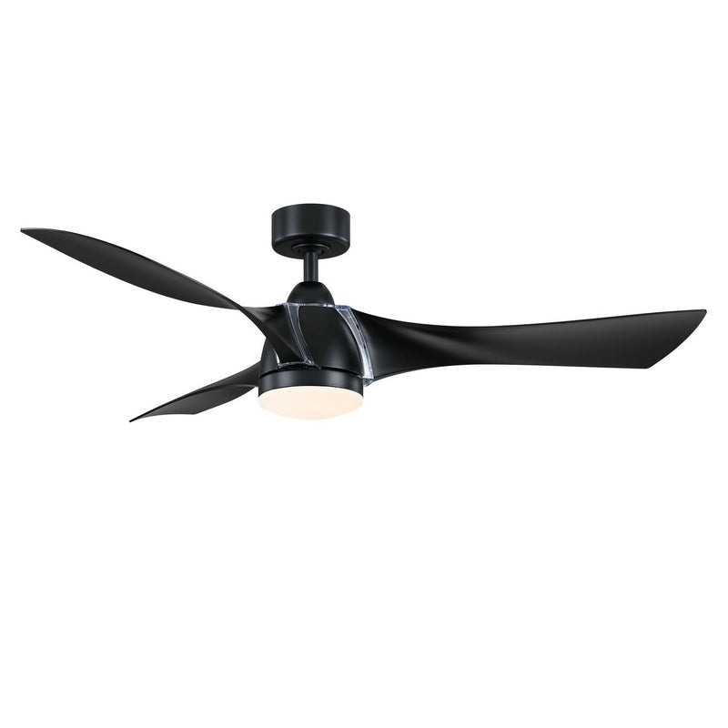 Fanimation - FPD6858BL - 56"Ceiling Fan - Klear - Black