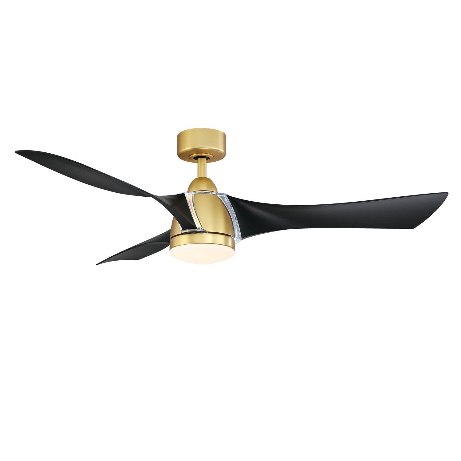 Fanimation - FPD6858BSBL - 56"Ceiling Fan - Klear - Brushed Satin Brass