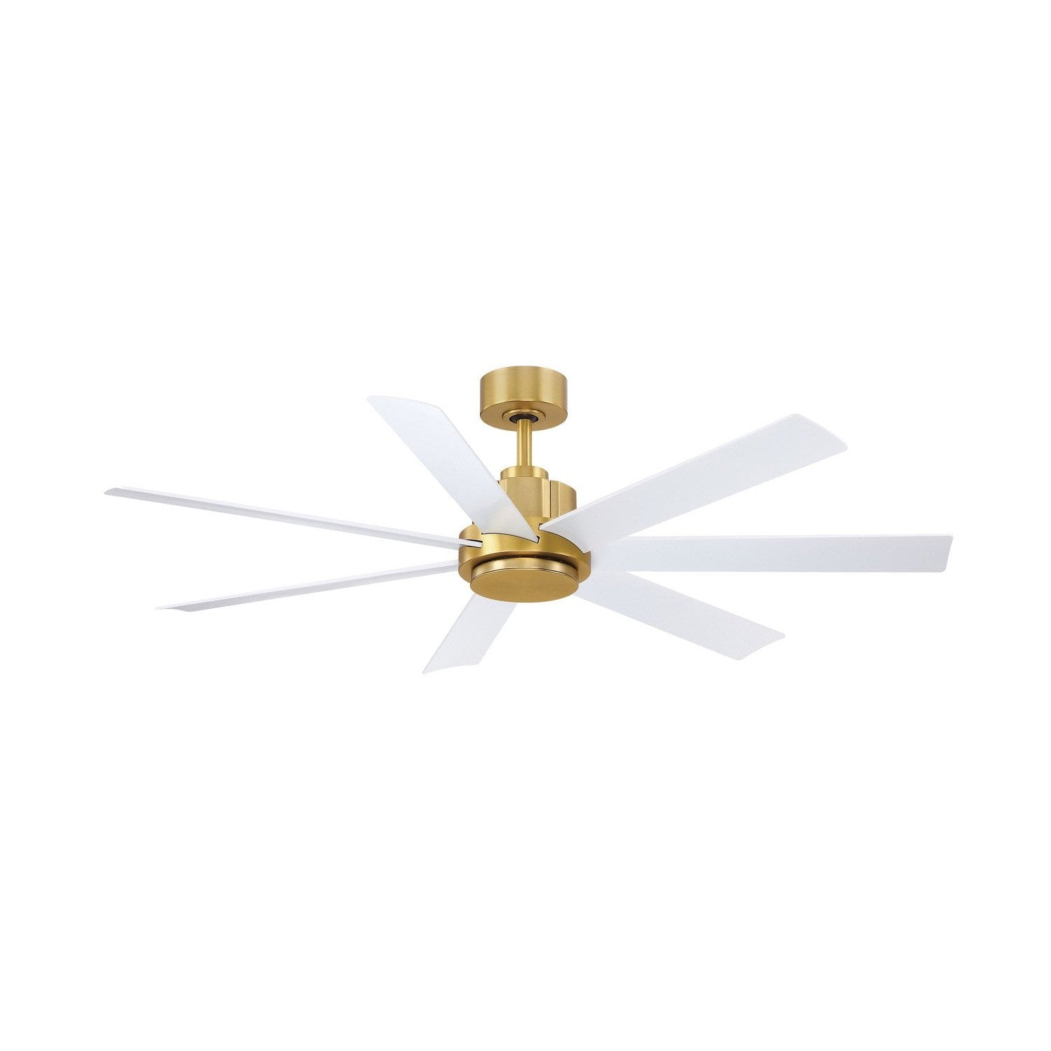 Fanimation - FPD6865BSMW - 56"Ceiling Fan - Pendry 56 - Brushed Satin Brass