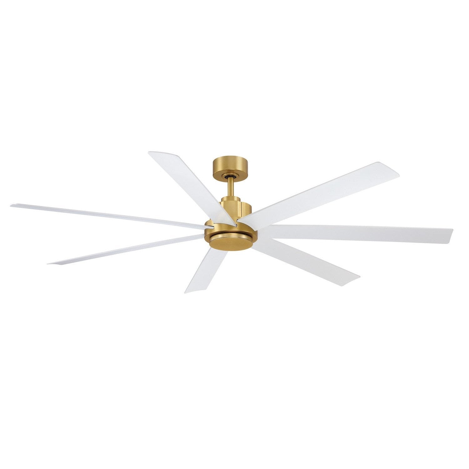 Fanimation - FPD6872BSMW - 72"Ceiling Fan - Pendry 72 - Brushed Satin Brass