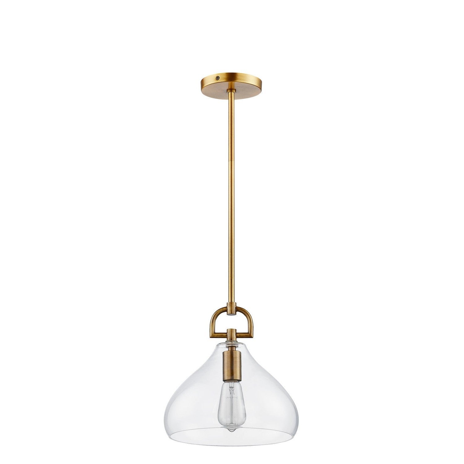 Forty West - 10313 - One Light Pendant - Blake - Gold