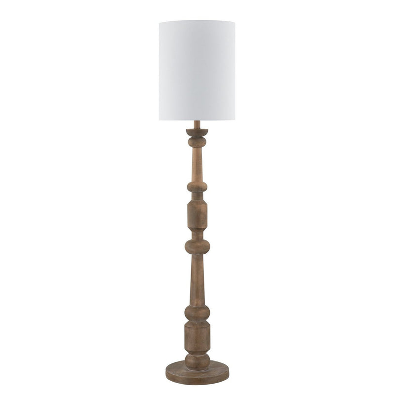 Forty West - 710263 - One Light Floor Lamp - Christian - Brown
