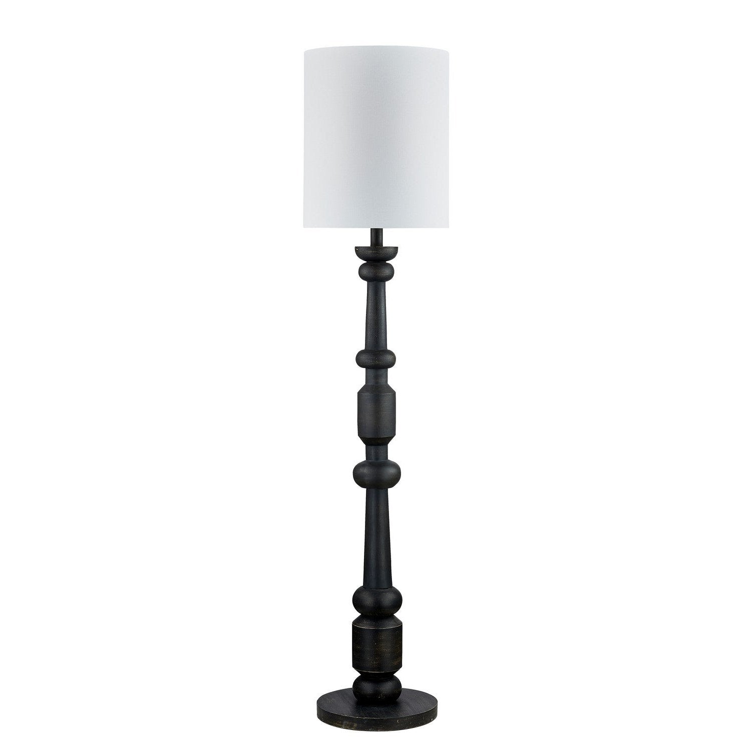 Forty West - 710286 - One Light Floor Lamp - Henderson - Black