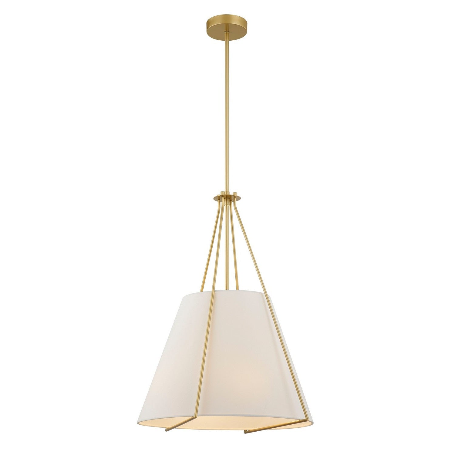 Forty West - 712016 - Four Light Pendant - Adaline - Gold