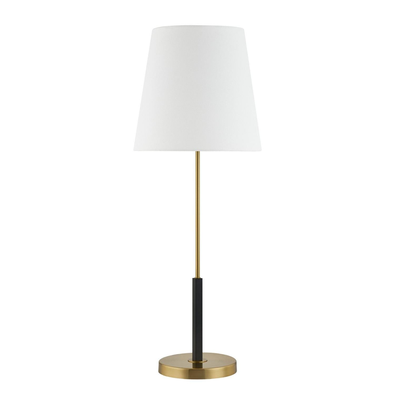 Forty West - 712024 - One Light Table Lamp - Tessa - Black/Gold