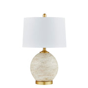 Forty West - 725122 - One Light Table Lamp - Estell - Beige Wash Travertine Look